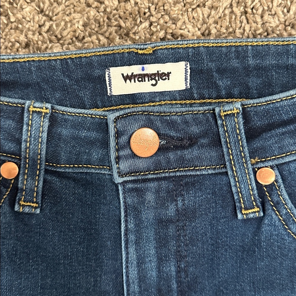 WRANGLER Western Westward High Rise Bootcut Denim Jeans - Picture 10 of 11